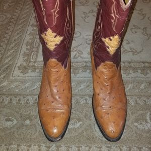 Longhorn Handmade Full Quill Ostrich Boots